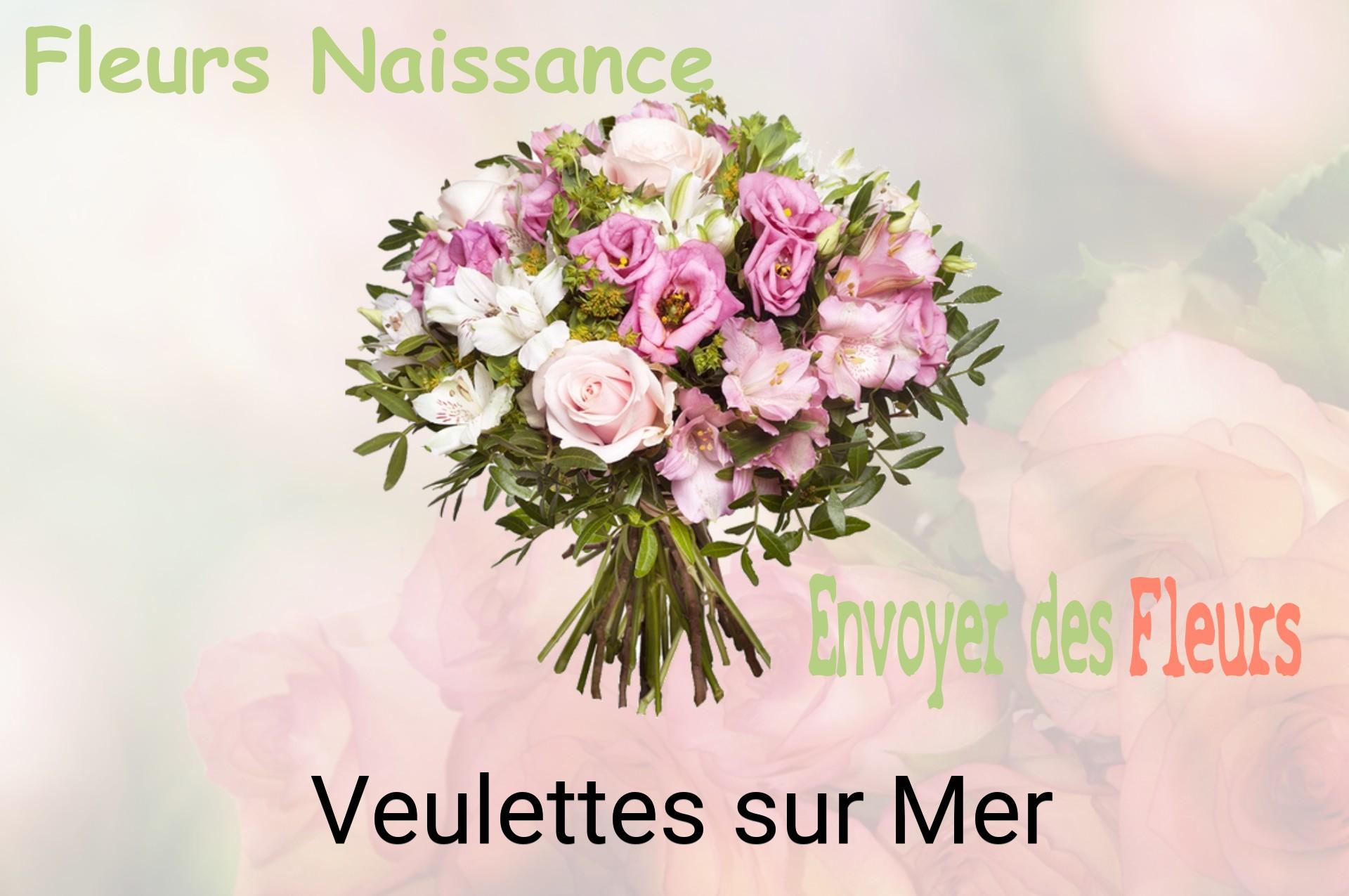 Bouquet de fleurs de naissance livré à Veulettes-sur-Mer