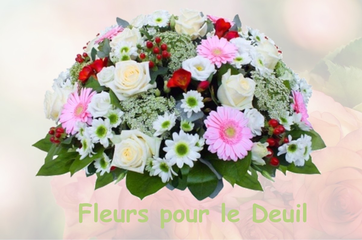 fleurs deuil VEULETTES-SUR-MER